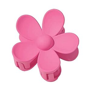 Pink Flower Claw Clip